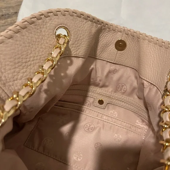 Tory Burch Tan/pink Leather Tote Bag - Picture 12 of 13